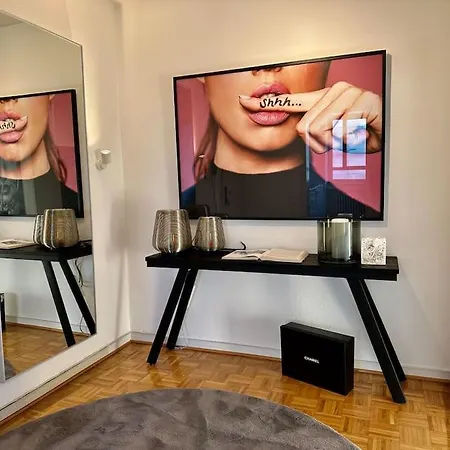 Apartment Exklusiver Rheinblick Messe Parken 5 Zimmer, 12 Personen